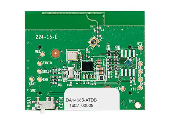 DA14683-00U2DB-P Eingebettete Lösungen DA14683 BT Niedrige Energie 5.1 Entwicklungskit Pro WL-CSP53 Daughterboard