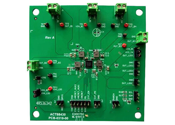 ACT88430EVK1-101 Eingebettete Lösungen ActivePMUTM Mobiles Power Management Evaluation Board