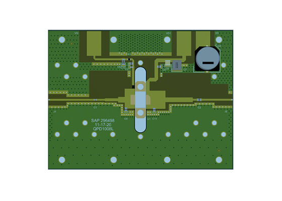 QPD1008LEVB5 Eingebettete Lösungen 125W 50V 3.2GHz GaN RF Transistor Evaluation Board