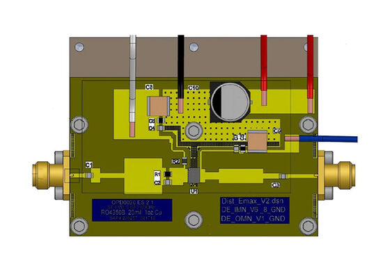 QPD0020EVB01 Eingebettete Lösungen 35W 48V 6GHz GaN RF Power Transistor Evaluation Board