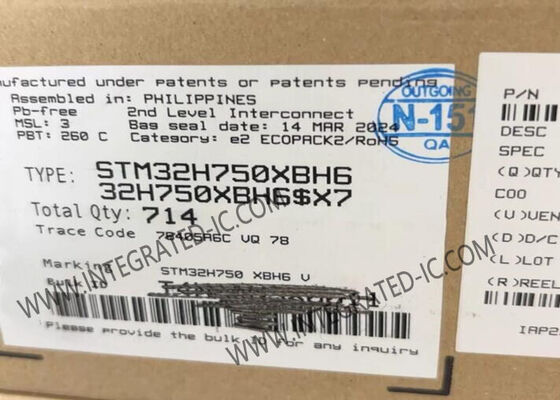 265-TFBGA STM32H750XBH6 einkerniger 32-Bit-ARM Cortex-M7 Mikroregler IC