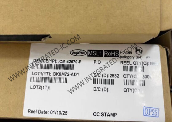 ICM-42670-P Hochleistungs-IC für die 6-Achsen-Bewegungsverfolgung