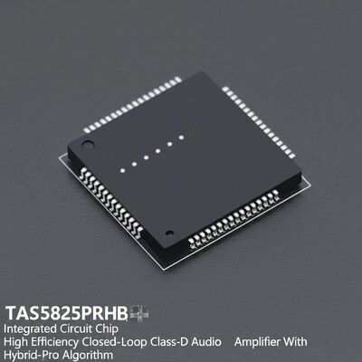 TAS5825PRHBR Integrierter Schaltkreislauf-Chip Hochleistungs-Schließschleif-Audioverstärker der Klasse D mit Hybrid-Pro-Algorithmus