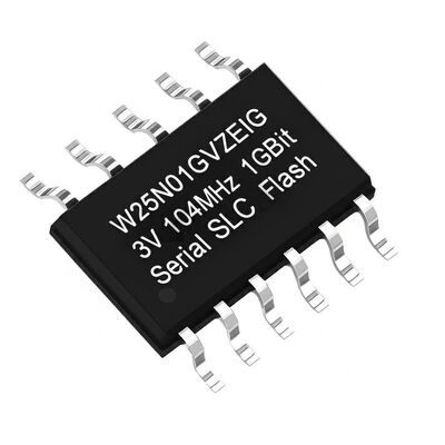 W25N01GVZEIG 1 Gbit 104MHz SPI-Schnittstelle SLC NAND-Flash-Speicher-IC-Chip
