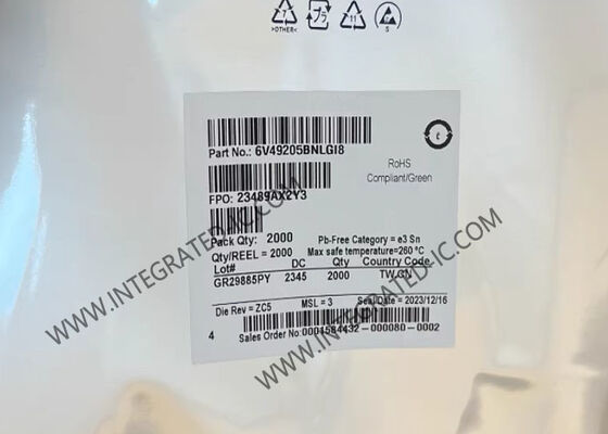 6V49205BNLGI8 Integrierter Schaltkreislauf-Chip 125MHz-Systemuhr mit wählbarer DDR-Frequenz und LP-HCSL-PCIe-Ausgängen