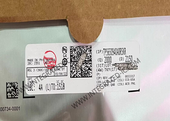 TPS650940A0RSKR Integrierter Schaltkreis Chip Power Management IC mit 21A Ausgangsstrom und 12 Ausgängen für die Apollo Lake Plattform