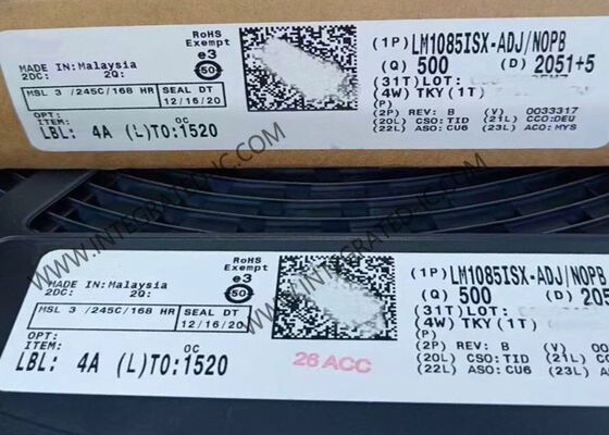 LM1085ISX-ADJ Integrierter Schaltkreislauf Chip Spannungsregler mit 3A Ausgangsstrom 1,5V Niedrigfall und verstellbarer Ausgangsspannung