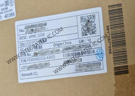 32 GB FORESEE eMMC-Speicher-IC-Chip in 153-FBGA-Paket mit Datenübertragungsrate von 400 MB/s