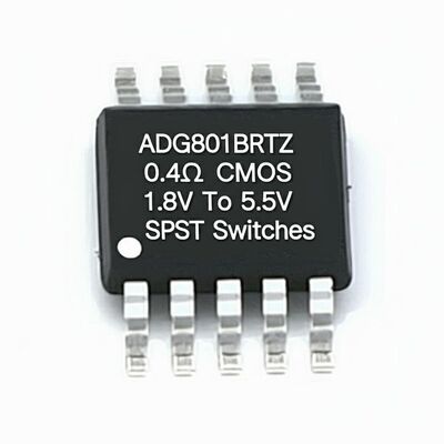 ADG801BRTZ Integrierter Schaltkreis-Chip CMOS SPST-Schalter mit 0,4Ω Einschaltwiderstand 1,8 V bis 5,5 V Versorgung und Automotive-Temperaturbereich