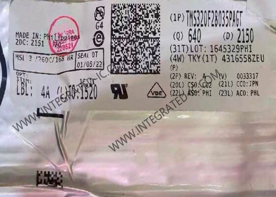 TMS320F28035PAGT Mikrocontroller MCU 32-Bit 60MHz C28x Piccolo mit 128 kB Flash-Speicher