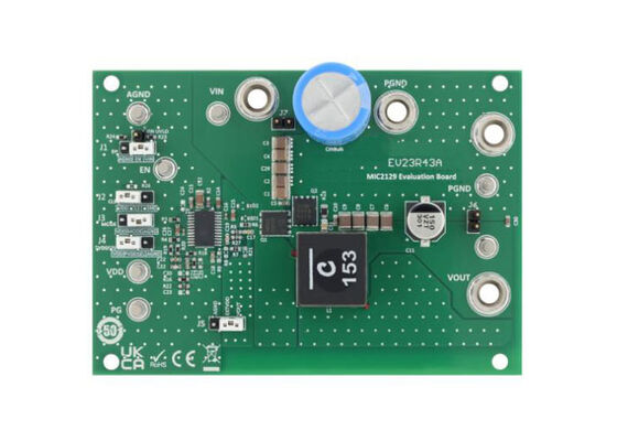 EV23R43A Eingebettete Lösungen MIC2129 Synchrone Step-Down Controller Evaluation Board
