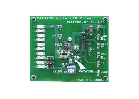 CAT4238AGEVB Embedded Solutions Dimmbare 10-LED-Boost-Wandler-Evaluierungskarte