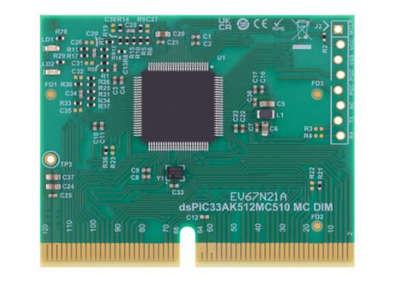 EV67N21A eingebettete Lösungen DSPIC33AK512MC510 Motorsteuerung Dual In-line Modul