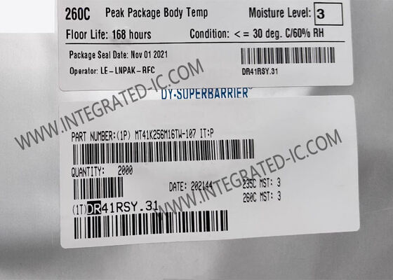 MT41K256M16TW-107 IT:P 4 Gbit DDR3L SDRAM Speicher-IC Chip mit 933 MHz Geschwindigkeit und 256 M x 16 Organisation im FBGA96 Gehäuse