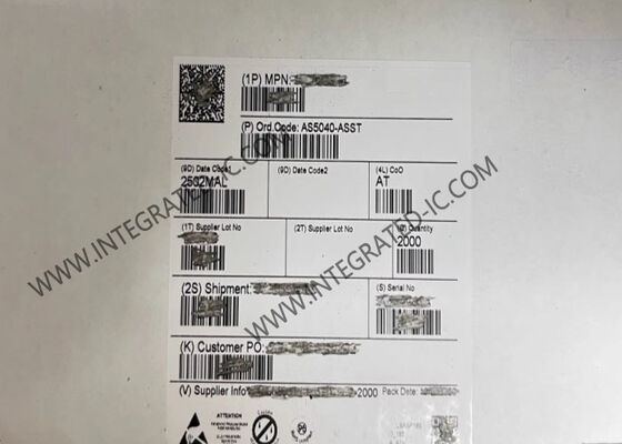 AS5040-ASST Sensor IC Drehsensor mit 10-Bit-Auflösung 360° Betriebswinkel und maximaler Drehgeschwindigkeit von 30.000 U/min