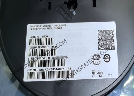 ADN8834ACPZ Integrierter Schaltkreis-Chip 1,5A Thermoelektrischer Kühlungsregler für Präzisions-Temperaturregelung