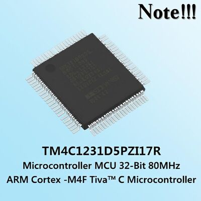TM4C1231D5PZI7R 32-Bit 80MHz ARM Cortex-M4F TivaTM C Mikrocontroller mit 64 kB Programmspeicher