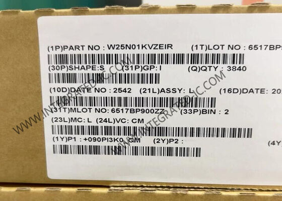 W25N01KVZEIR 1 Gbit 104 MHz SPI - Quad I/O QspiNAND Flash-Speicher-IC-Chip