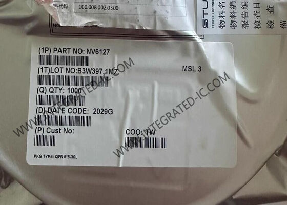 NV6127 GaN IC 650V 12A Stromverteilungsschalter mit 30-QFN-Paket für Anwendungen mit schneller Ladung