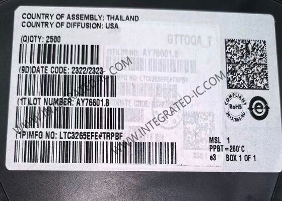 LTC3265EFE Rauscharmes Dual-Supply-IC-Chip mit 50mA Ausgangsstrom und Boost-Ladungspumpe