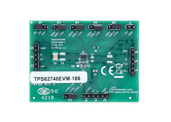 TPS62740EVM-186 Evaluierungsmodul für eingebettete Lösungen für TPS62740 Step-Down Converter