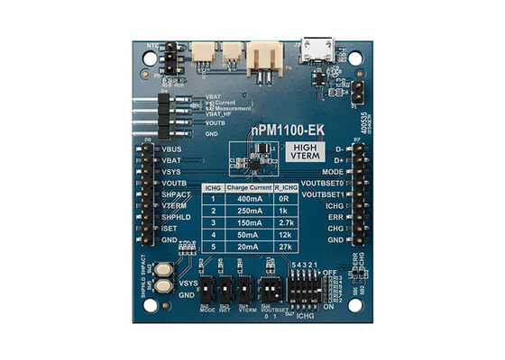 NPM1100-EKHV Embedded Solutions Battery Charger Power Management Evaluation Board