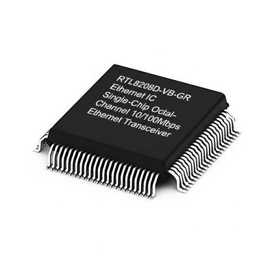 RTL8208D-VB-GR Ethernet-IC Achtkanal 8-Port 10/100Mbps Ethernet-Transceiver mit RS8MII-Schnittstelle
