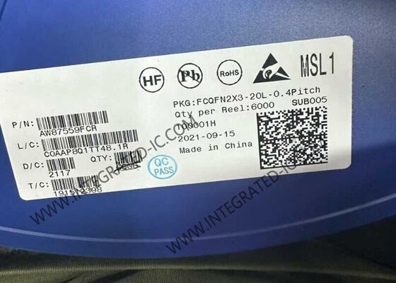 AW87559FCR Integrierter Schaltkreis Chip 9V Adaptive Boost TLTR-AGC Smart K Audioverstärker FCQFN20