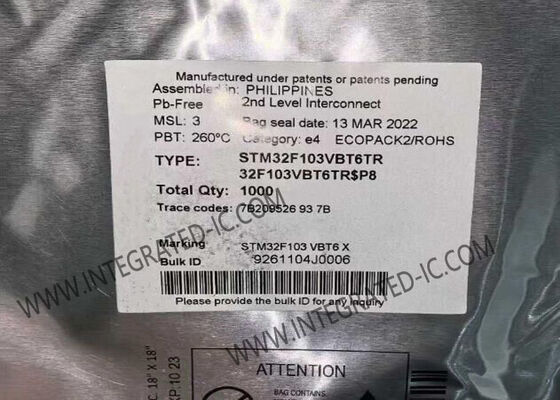 STM32F103VBT6 Mikrocontroller MCU mit 72 MHz ARM Cortex-M3 32-Bit Kern und 128 KB Flash-Speicher