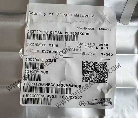 MPC8343CVRADDB Mikrocontroller MCU 1 Kern 32-Bit 266MHz Mikroprozessor-IC in 620-HBGA-Paket