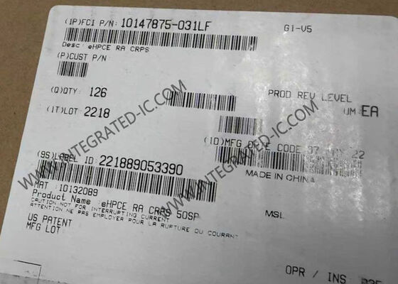 10147875-031LF eHPCE Erweiterter Hochleistungs-Kartenrand-Steckverbinder mit 12V Spannungsfestigkeit und Goldbeschichtung