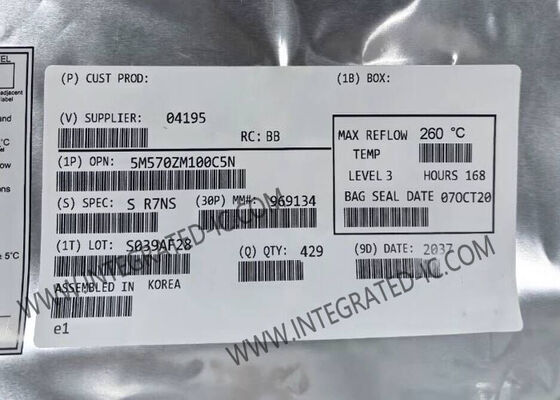 5M570ZM100C5N Feldprogrammierbare Tor-Array mit 9ns MAX V Leistung, 570 Logik-Elemente in TFBGA100 Paket