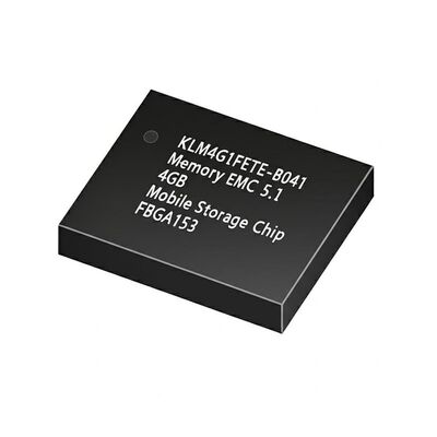 KLM4G1FETE-B041 Speicher-IC-Chip mit 4 GB Kapazität, eMMC 5.1 Mobile Storage Chip mit HS400-Schnittstelle und 1,8 / 3,3 V Spannung, FBGA153