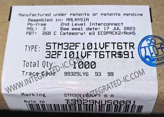 STM32F101VFT6TR Mikrocontroller MCU mit 36 MHz ARM Cortex-M3 Kern und 768 KB Flash-Speicher