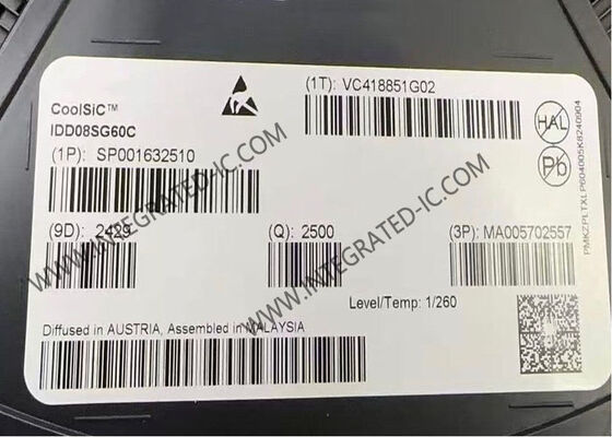 IDD08SG60C 600V 8A CoolSiC Schottky-Dioden-Integrierten Schaltkreislauf-Chip mit niedrigster Gerätekapazität