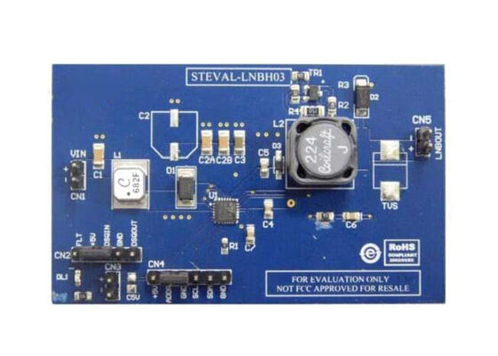 STEVAL-LNBH03 Eingebettete Lösungen Stromversorgungsbewertungsbrett für LNBH25S Gleichstromwandler
