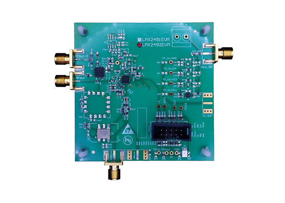 LMX2492EVM eingebettete Lösungen Geräuscharme 14GHz Breitband PLL Timing Evaluation Board