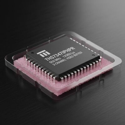THS7347IPHPR 3-Kanal-Video-Puffer-IC mit 550 MHz Bandbreite und 1200 V/μs Slew Rate in HTQFP48-Paket