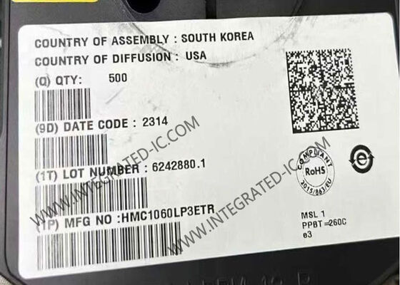 HMC1060LP3ETR Integrierter Schaltkreis Chip Quad Geräuscharmer Hohe PSRR Linearspannungsregler mit 500 mA Ausgangsstrom