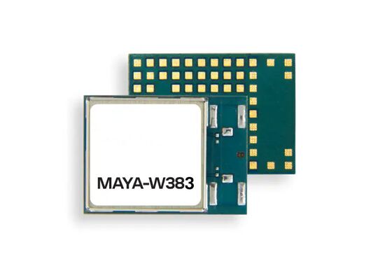 MAYA-W383-00B Low-Power Wireless Communication Module mit Wi-Fi 6/6E und BT 5.4 für den industriellen Temperaturbereich und MU-MIMO
