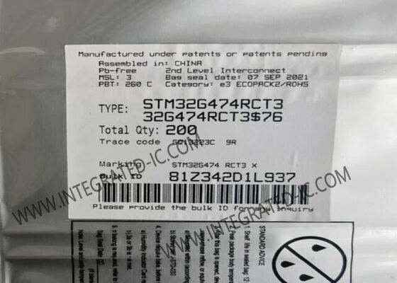 STM32G474RCT3 32-Bit ARM Cortex-M4F Mikrocontroller MCU mit 170 MHz Geschwindigkeit und 52 E/A-Pins