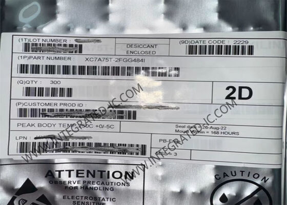 XC7A75T-2FGG484I FPGA mit 215K Logic Cells, 13 Mb Block-RAM und 1,2 V ∼3,3 V I/O-Spannung