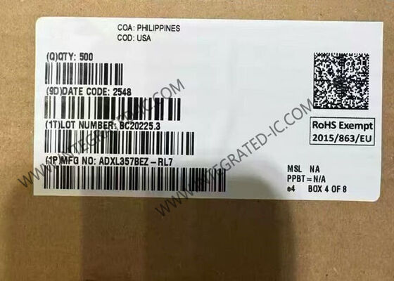 ADXL357BEZ 3-Achsen-MEMS-Beschleunigungssensor IC mit geringer Leistung in 14-CLCC-Paket