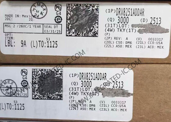 DRV8251ADDAR Integrated Circuit Chip H-bridge Motor Driver With Integrated Current Regulation