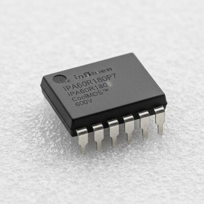 IPA60R180P7 CoolMOSTM Power MOSFET mit 600V Abflussspannung 18A kontinuierlicher Abflussstrom und 145mOhms Abflusswiderstand