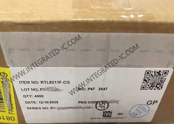 RTL8211F-CG Ethernet IC Integrierter 10/100/1000M Ethernet-Transceiver mit QFN40-Paket und IEEE 802.3-Konformität