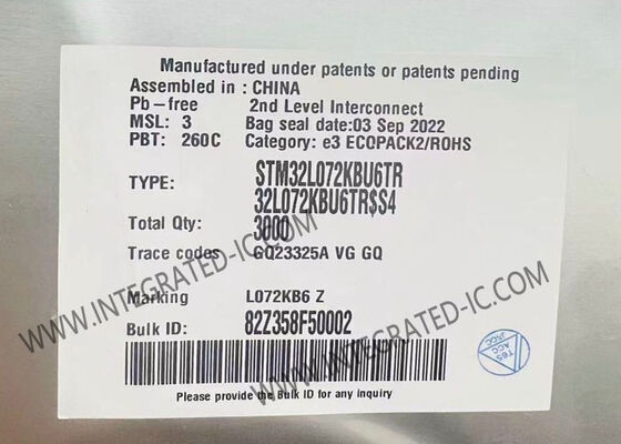 STM32L072KBU6TR Mikrocontroller MCU Single-Core 32MHz Ultra-low-power Arm Cortex-M0+ MCU