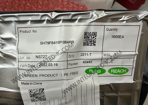 SH79F6488P/064PR Mikrocontroller MCU Verbesserter 8051 Mikrocontroller LQFP-64 8-Bit MCU