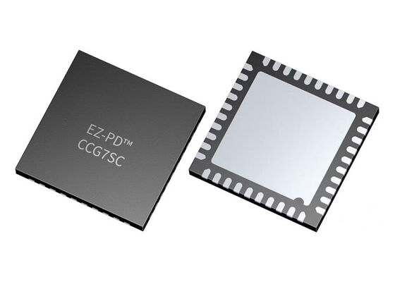 CYPD7171-40LQXQ Integrierter Schaltkreislauf Chip EZ-PDTM CCG7SC Ein-Anschluss-USB-C Stromversorgungssteuerung VQFN-40