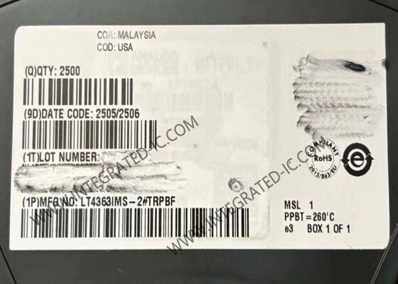 LT4363IMS-2 Integrierter Chip-Überspannungsschutz mit 4-V- bis 80-V-Bereich und Strombegrenzung im MSOP-12-Gehäuse